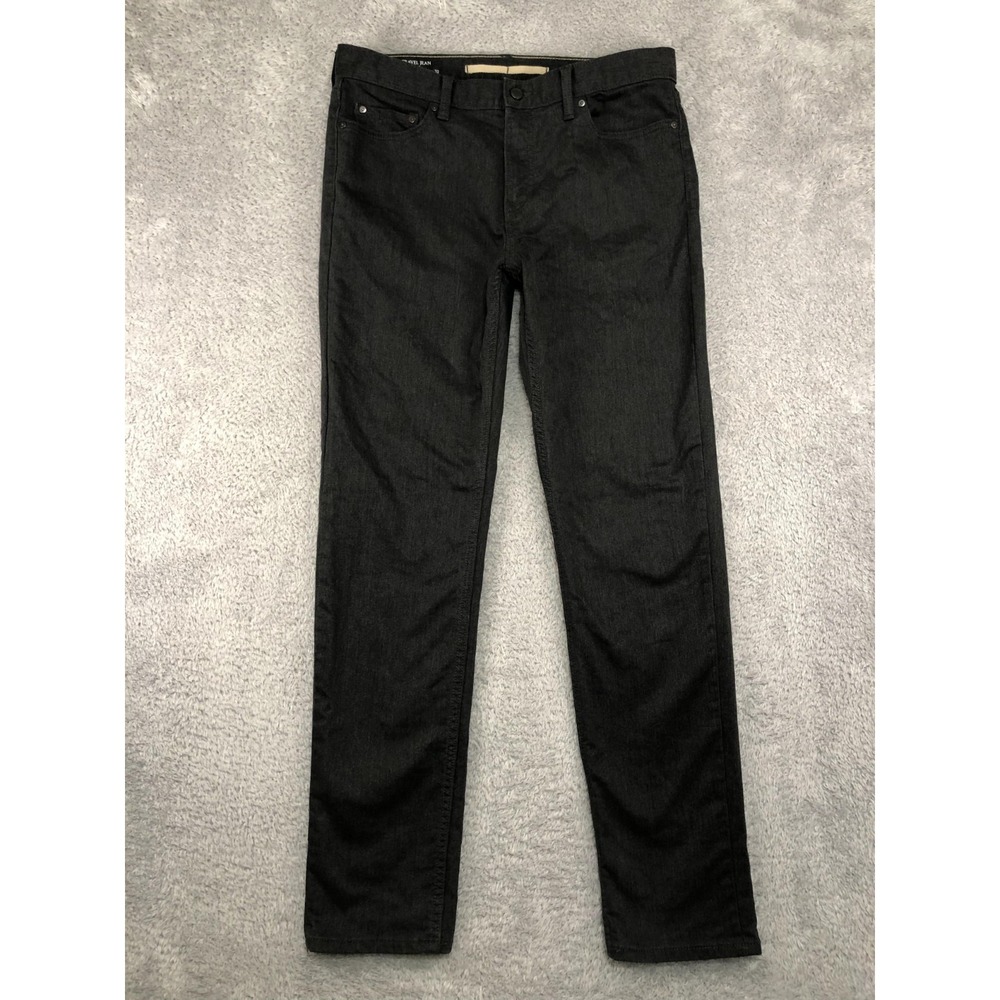 Banana Republic Jeans Men's 34x32 (Tag 32x32) Charcoal Travel Slim Fit